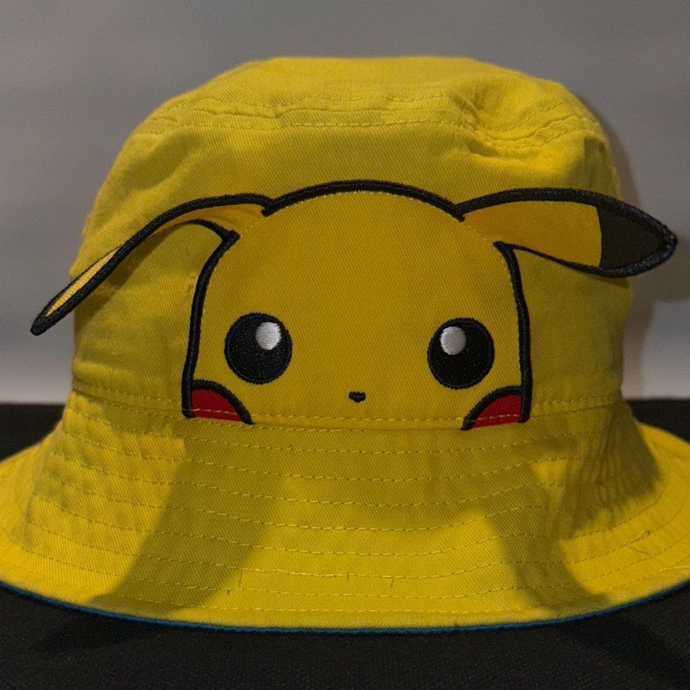 Pokemon Yellow Pikachu Bucket Hat
